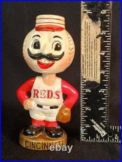 Vintage 1960's Cincinnati Reds Bobblehead Mt. Redlegs Nodder