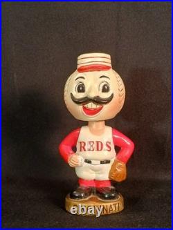 Vintage 1960's Cincinnati Reds Bobblehead Mt. Redlegs Nodder