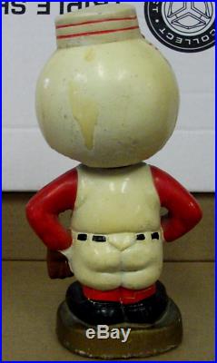 Vintage 1960's Cincinnati Reds Mr. Red Nodder Bobble Head Gold Base Rare