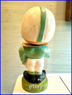 Vintage 1960's Columbia University Lions Football Toes Up Bobblehead With Box