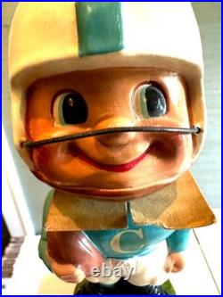 Vintage 1960's Columbia University Lions Football Toes Up Bobblehead With Box