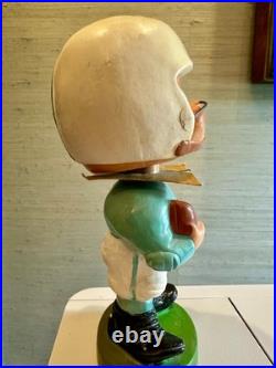 Vintage 1960's Columbia University Lions Football Toes Up Bobblehead With Box