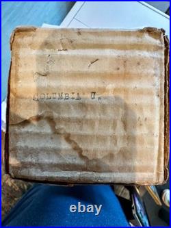 Vintage 1960's Columbia University Lions Football Toes Up Bobblehead With Box