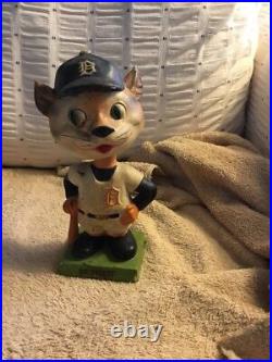 Vintage 1960's DETROIT TIGERS MASCOT Bobblehead Original Made in Japan Rare