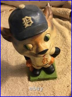 Vintage 1960's DETROIT TIGERS MASCOT Bobblehead Original Made in Japan Rare