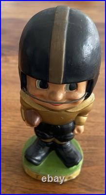 Vintage 1960's Football Head Nodder Bobblehead Black / Gold Missouri Tigers