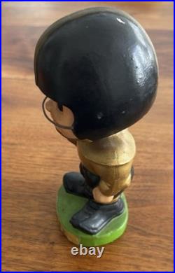Vintage 1960's Football Head Nodder Bobblehead Black / Gold Missouri Tigers