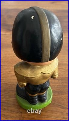 Vintage 1960's Football Head Nodder Bobblehead Black / Gold Missouri Tigers