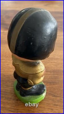 Vintage 1960's Football Head Nodder Bobblehead Black / Gold Missouri Tigers