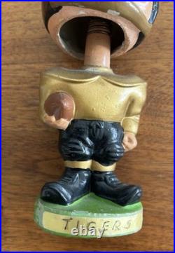 Vintage 1960's Football Head Nodder Bobblehead Black / Gold Missouri Tigers