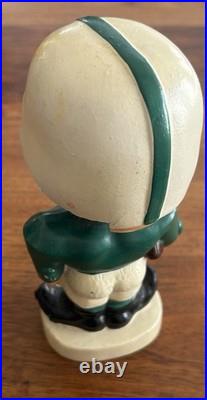 Vintage 1960's Football Head Nodder Bobblehead Green / White Michigan State