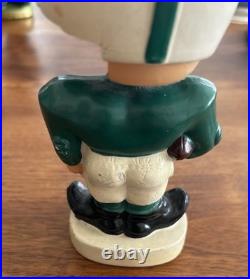 Vintage 1960's Football Head Nodder Bobblehead Green / White Michigan State