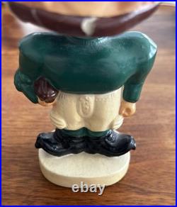 Vintage 1960's Football Head Nodder Bobblehead Green / White Michigan State