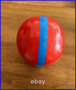 Vintage 1960's Football Head Nodder Bobblehead Red / Blue Kansas Jayhawks