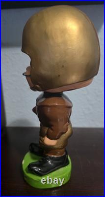 Vintage 1960's Football Team Nodder or Bobblehead- Brown /Gold -Japan