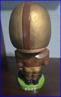 Vintage 1960's Football Team Nodder or Bobblehead- Brown /Gold -Japan