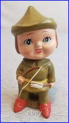 Vintage 1960's Fryer Tuck and Robin Hood Bobble Heads