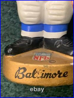 Vintage 1960's Gold Base BALTIMORE COLTS Bobblehead Nodder