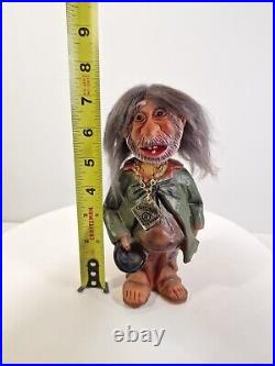 Vintage 1960's HEICO West Germany Nodder Bobble Head Troll Figure Rare, B3i