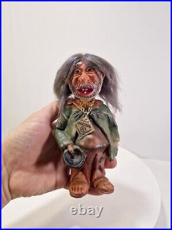 Vintage 1960's HEICO West Germany Nodder Bobble Head Troll Figure Rare, B3i