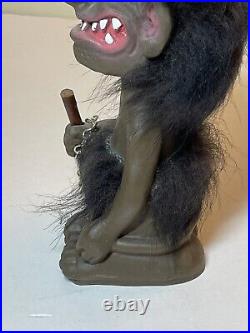 Vintage 1960's Heico Bobblehead Caveman Troll Western Germany