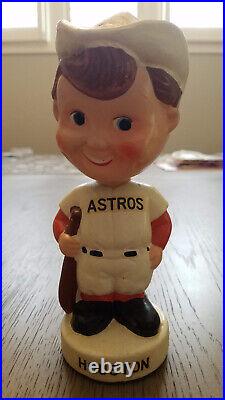 Vintage 1960's Houston Astros White Base Bobblehead Nodder Japan Baseball