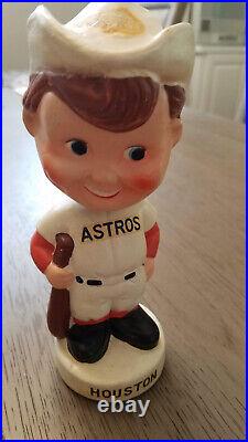 Vintage 1960's Houston Astros White Base Bobblehead Nodder Japan Baseball