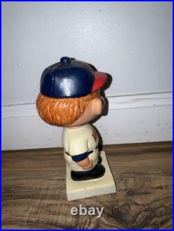 Vintage 1960's Los Angeles Angels Bobblehead Nodder On White Square Base Rare