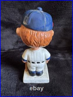 Vintage 1960's Los Angeles Angels Bobblehead Nodder On White Square Base Rare