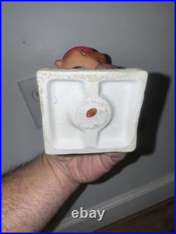 Vintage 1960's Los Angeles Angels Bobblehead Nodder On White Square Base Rare