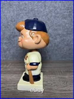 Vintage 1960's Los Angeles Angels White Base Bobblehead Nodder Rare MLB HTF