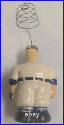 Vintage 1960's Los Angeles Dodgers #00 BobbleHead 6 1/4 Tall LA Nodder Baseball