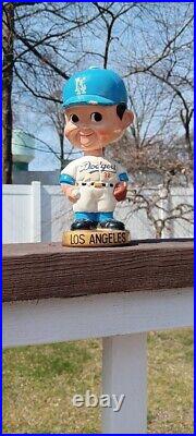 Vintage 1960's Los Angeles Dodgers Base Nodder Bobblehead - See Pics
