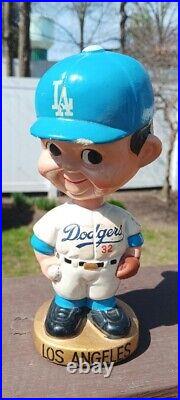 Vintage 1960's Los Angeles Dodgers Base Nodder Bobblehead - See Pics