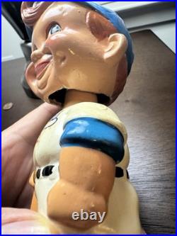 Vintage 1960's Los Angeles Dodgers Bobblehead Nodder #32 Gold Base Koufax MLB