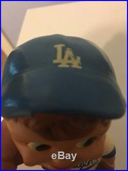 Vintage 1960's Los Angeles Dodgers Bobblehead Nodder White Base