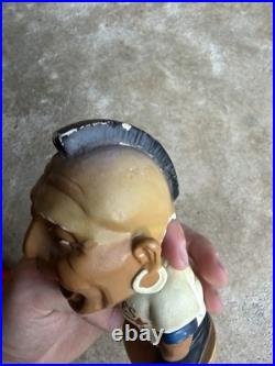 Vintage 1960's MLB Atlanta Braves Mascot Boblehead/Nodder Chief