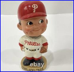 Vintage 1960's MLB PHILADELPHIA PHILLIES JAPAN NODDER BOBBLHEAD #8300