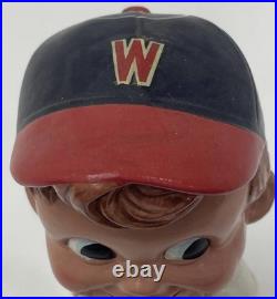 Vintage 1960's MLB WASHINGTON SENATORS JAPAN NODDER BOBBLHEAD #16100