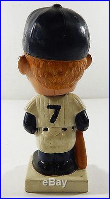Vintage 1960's Mickey Mantle Bobble Head Nodder ^ New York Yankees Rare