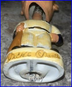 Vintage 1960's Mickey Mantle Bobblehead Round White Base New Yankees Muscles