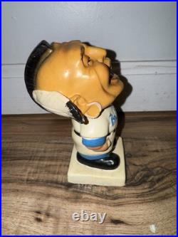Vintage 1960's Milwaukee Braves White Base Bobblehead Nodder Baseball