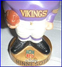 Vintage 1960's Minnesota Vikings Football Bobble Head Nodder Composition Japan