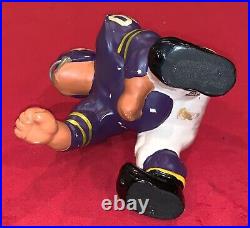 Vintage 1960's Minnesota Vikings Fred Kail Large Sized Three Point Stance Statue