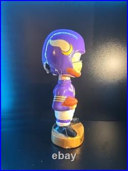Vintage 1960's Minnesota Vikings Merger Gold Base Football Nodder Bobblehead Old Vintage 1960's Minnesota Vikings Merger Gold Base Football Nodder Bobblehead Old