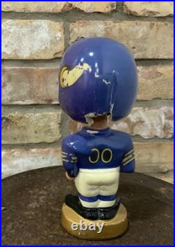 Vintage 1960's Minnesota Vikings NFL Gold Base Football Nodder Bobblehead Vintage 1960's Minnesota Vikings NFL Gold Base Football Nodder Bobblehead