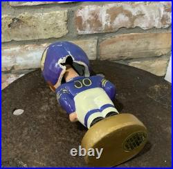 Vintage 1960's Minnesota Vikings NFL Gold Base Football Nodder Bobblehead Vintage 1960's Minnesota Vikings NFL Gold Base Football Nodder Bobblehead