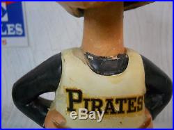 Vintage 1960's Mlb Pittsburgh Pirates Mascot Japan Bobblehead Round Base Sports