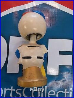 Vintage 1960's Mr Met Mascot Bobble Head Nodder Coin Bank New York Mets RARE