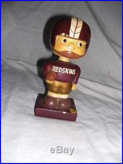 Vintage 1960's NFL Football Bobble Head Nodder Washington Redskins JAPAN